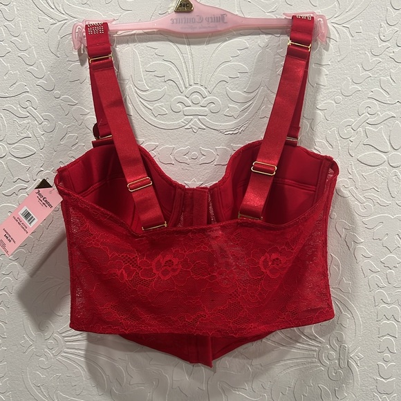 Juicy Couture Red Corvette Corset NEW - Picture 4 of 5
